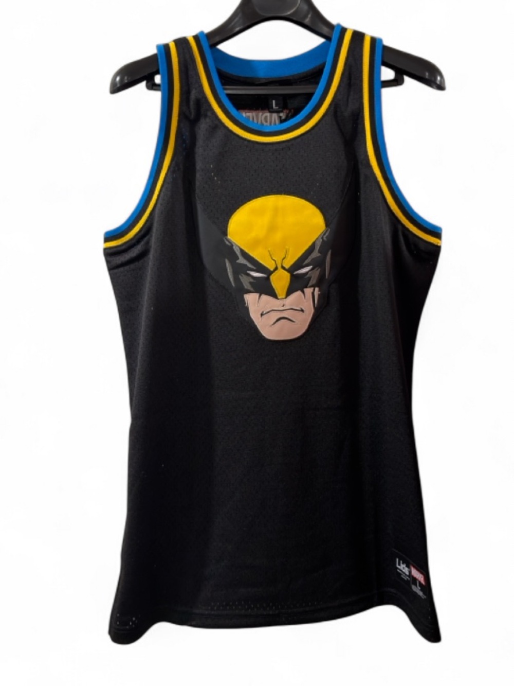 MARVEL x Lids Wolverine Embroidered Patch Jersey Size Men’s Large (NWT)